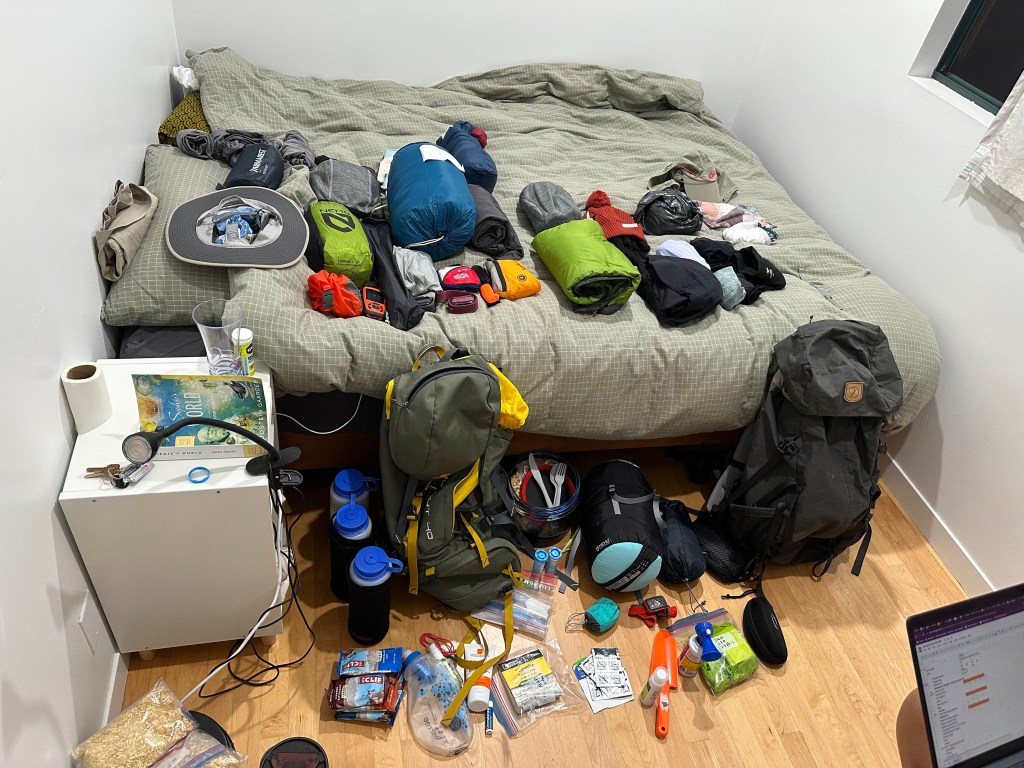 Everything to be packed.